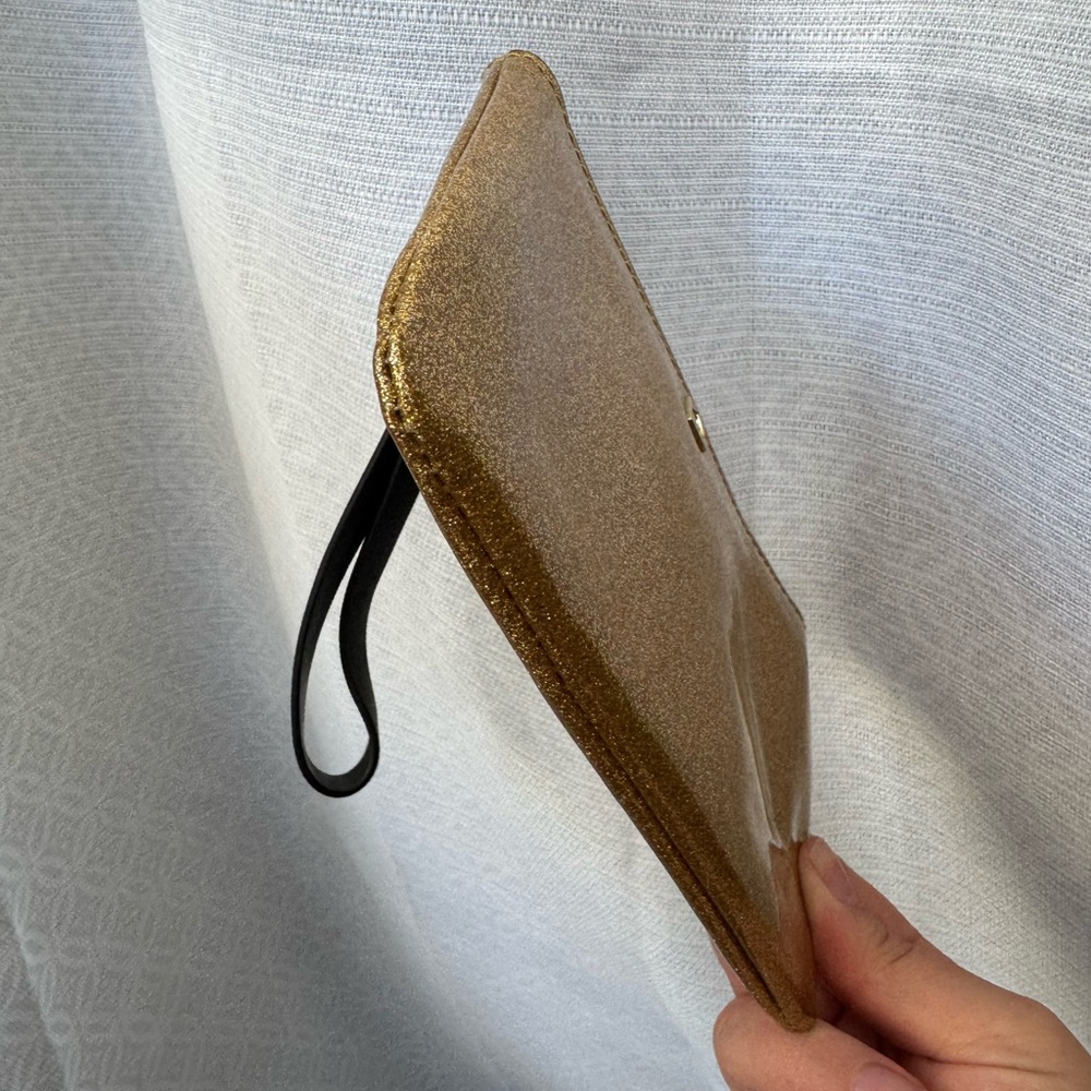Kate Spade Sparkling Gold Wristlet - Picture 2 of 9